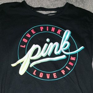 PINK Laced up tee